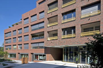 Obytné domy z cihel Wiesmoor kohle červené